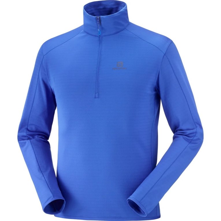 Blue Salomon Essential Lightwarm Half Zip Men's Sweatshirt | PH 75291C